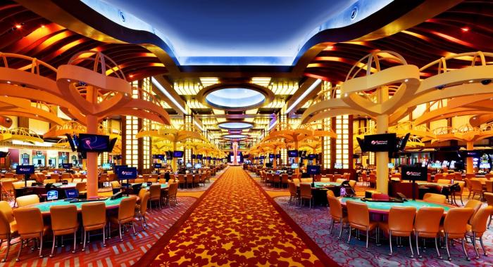 landbaserat casino bord